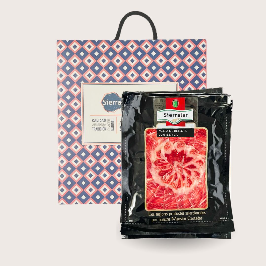 Caja de Paleta de Bellota 100% Ibérica (15 sobres de 75g)
