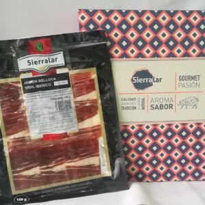 Caja de Jamón de Bellota 100% Ibérico (15 sobres loncheado de 100g)